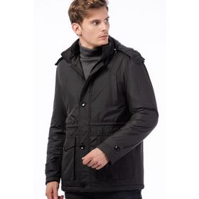 Dewberry 1040001M8624 Siyah Erkek Mont