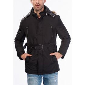 Dewberry 1040001M8633 Siyah Erkek Mont