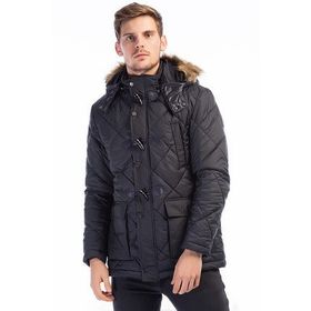 Dewberry 1040001M8634 Lacivert Erkek Mont