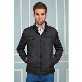 Dewberry 1040001M8642 Siyah Erkek Mont