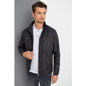 Dewberry 1040001M8642 Siyah Erkek Mont