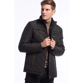 Dewberry 1040001M8642 Siyah Erkek Mont