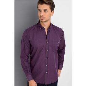 Dewberry 10500010G670 Bordo Erkek Gömlek