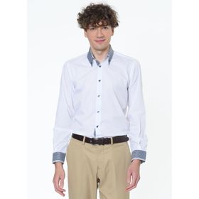 Dewberry 10500010G693 Beyaz Erkek Gömlek
