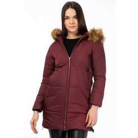 Dewberry 1160001Z6590 Bordo Kadın Kaban