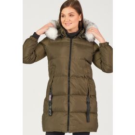 Dewberry 1160001Z6705HK Haki Kadın Mont