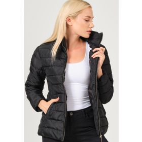 Dewberry 1160001Z6746002 Siyah Kadın Mont