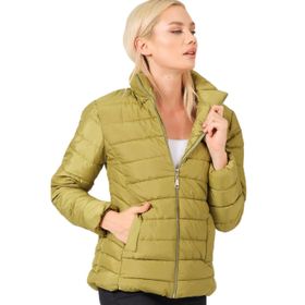 Dewberry 1160001Z6746FSY Yeşil Kadın Mont