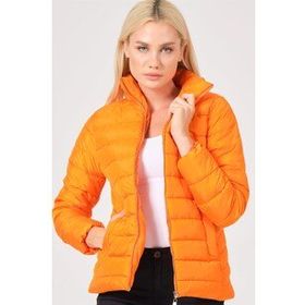 Dewberry 1160001Z6746TUR Turuncu Kadın Mont