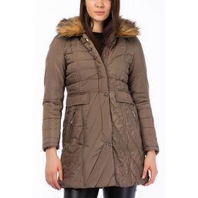 Dewberry 1170001Z6430 Bej Kadın Mont