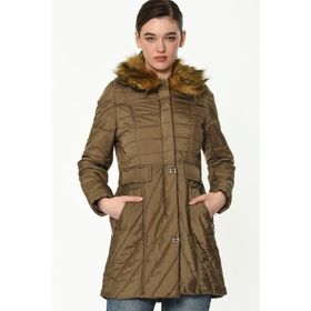 Dewberry 1170001Z6430 Bej Kadın Mont