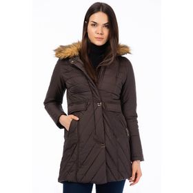 Dewberry 1170001Z6430 Kadın Kahve Mont