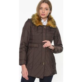 Dewberry 1170001Z6430 Kahverengi Kadın Mont