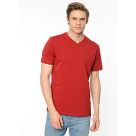 Dewberry 2090001T8537 Bordo Erkek T-Shirt