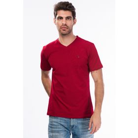 Dewberry 2090001T8537 Bordo Erkek T-Shirt