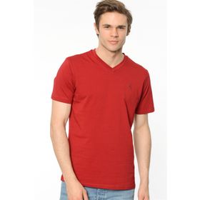 Dewberry 2090001T8537 Bordo Erkek T-Shirt