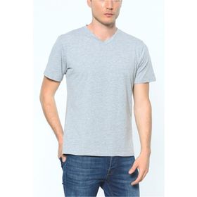 Dewberry 2090001T8537 Gri Erkek T-Shirt