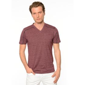 Dewberry 2090001T8540 Bordo Erkek T-Shirt