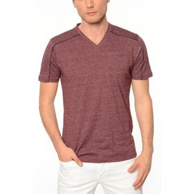 Dewberry 2090001T8540 Bordo Erkek T-Shirt