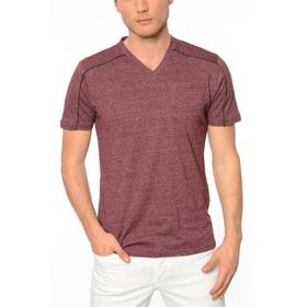 Dewberry 2090001T8540 Bordo Erkek T-Shirt