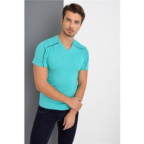 Dewberry 2090001T8540 Yeşil Erkek T-Shirt