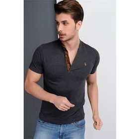 Dewberry 2090001T8560 Antrasit Erkek T-shirt