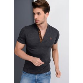 Dewberry 2090001T8560 Antrasit Erkek T-shirt