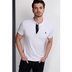 Dewberry 2090001T8560 Beyaz Erkek T-shirt
