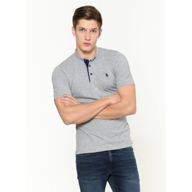 Dewberry 2090001T8560 Gri Erkek T-shirt