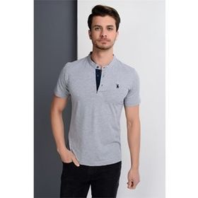 Dewberry 2090001T8560 Gri Erkek T-shirt