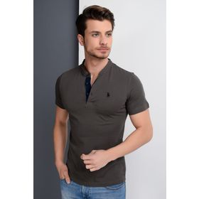 Dewberry 2090001T8560 Haki Erkek T-shirt