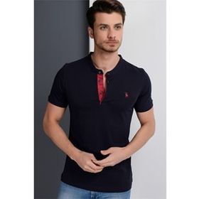 Dewberry 2090001T8560 Lacivert Erkek T-shirt
