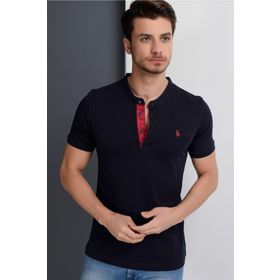 Dewberry 2090001T8560 Lacivert Erkek T-shirt