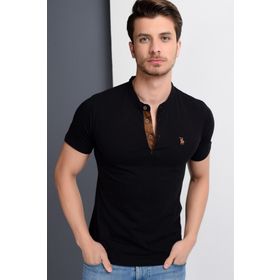 Dewberry 2090001T8560 Siyah Erkek T-shirt