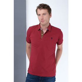 Dewberry 2090001T8563 Bordo Erkek T-shirt