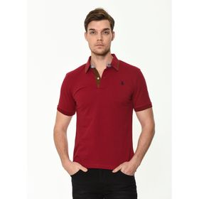 Dewberry 2090001T8563 Bordo Erkek T-shirt