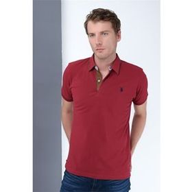 Dewberry 2090001T8563 Bordo Erkek T-shirt