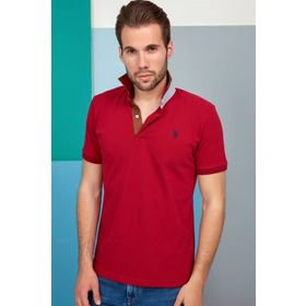 Dewberry 2090001T8563 Bordo Erkek T-shirt