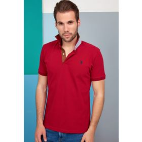 Dewberry 2090001T8563 Bordo Erkek T-shirt