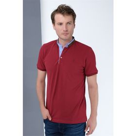 Dewberry 2090001T8564 Bordo Erkek T-shirt