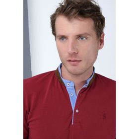 Dewberry 2090001T8564 Bordo Erkek T-shirt