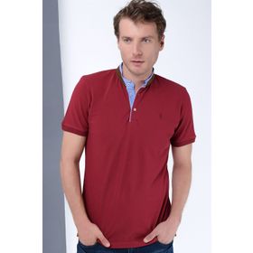Dewberry 2090001T8564 Bordo Erkek T-shirt
