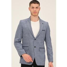 Dewberry C9057 Mavi Erkek Ceket