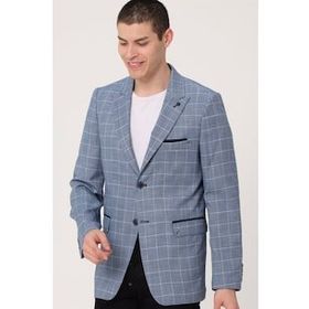 Dewberry C9058 Koyu Mavi Erkek Ceket