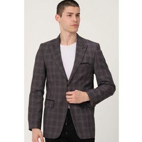Dewberry C9058 Siyah-Bordo Erkek Ceket