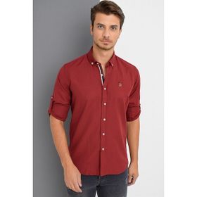 Dewberry G674 Bordo Erkek Gömlek