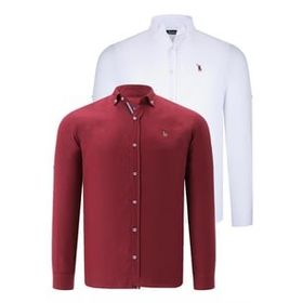 Dewberry G674 Bordo Erkek Gömlek