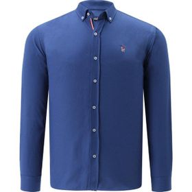 Dewberry G674 İndigo Erkek Gömlek