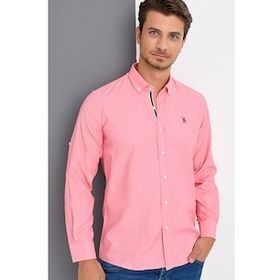 Dewberry G674 Pembe Erkek Gömlek