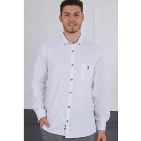 Dewberry G723 Beyaz Erkek Gömlek